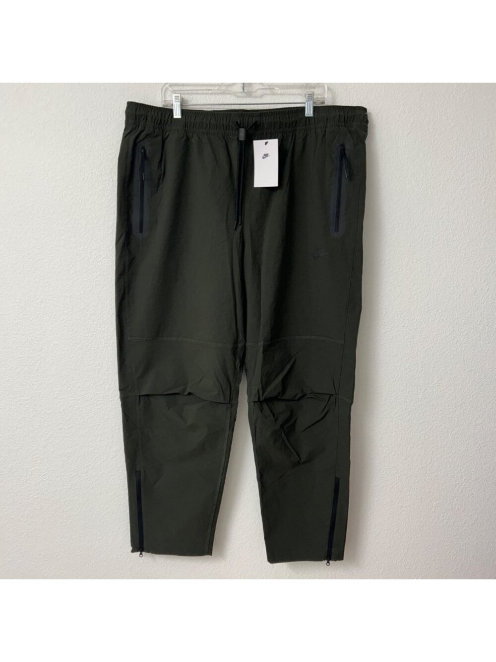 Nike Tech Woven Pants HM8241-355 Size XXL Green